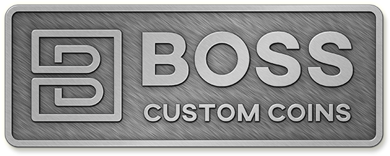 Custom Challenge Coin Antique Silver Metal Plating Finish